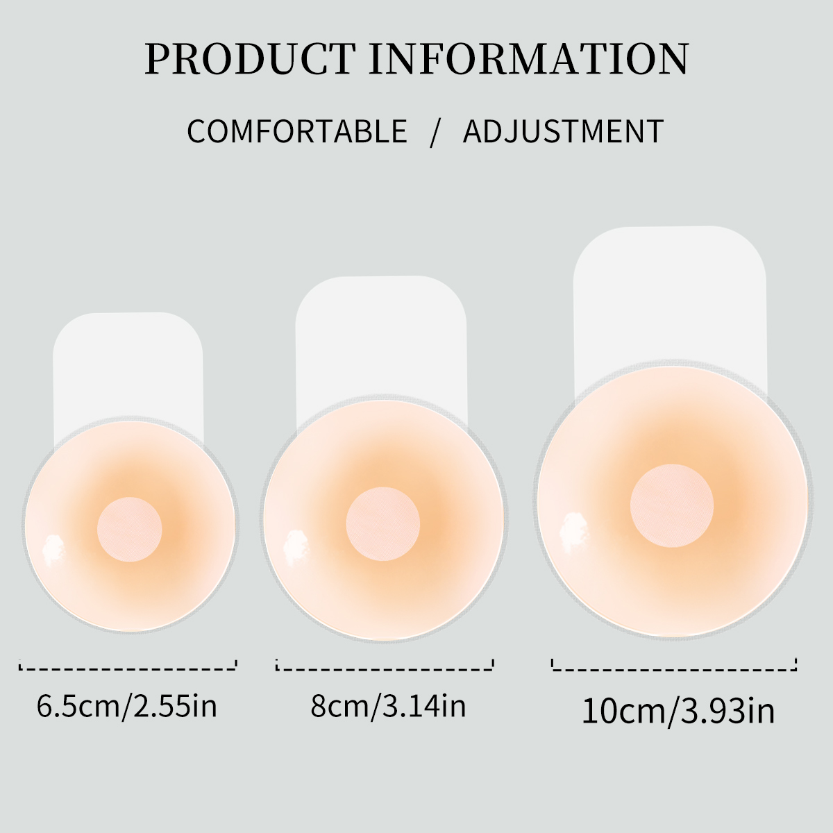 2-piece set of silicone nipple - đánh giá và giá Silicone Bra Adhesive