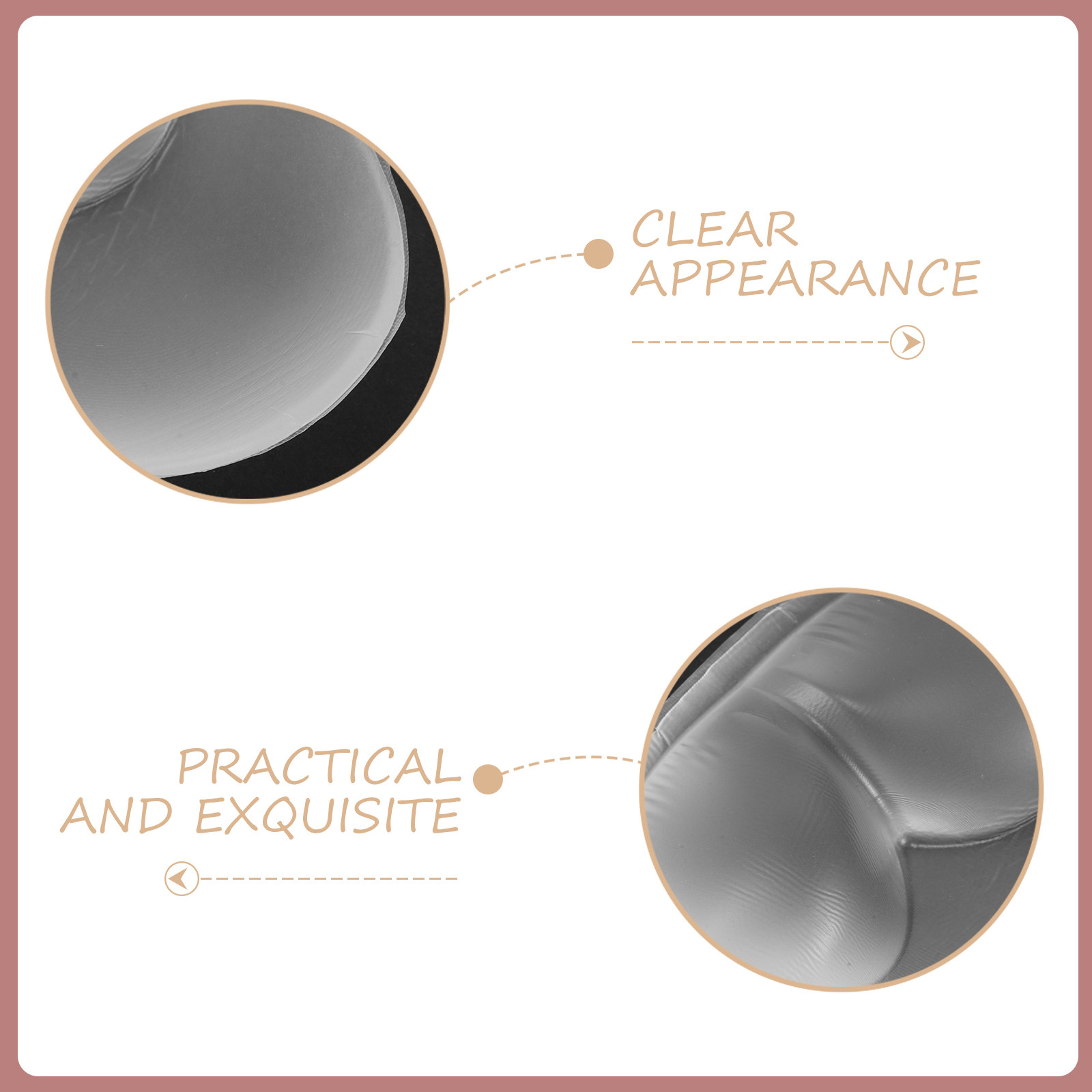 1Pair Invisible Silicone Bra P - đánh giá và giá Push Up Bra Padded