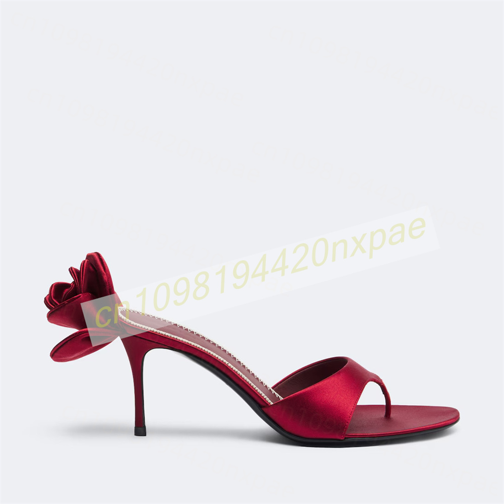 Women Red Satin Thong Mule San - đánh giá và giá Slip Dress Satin
