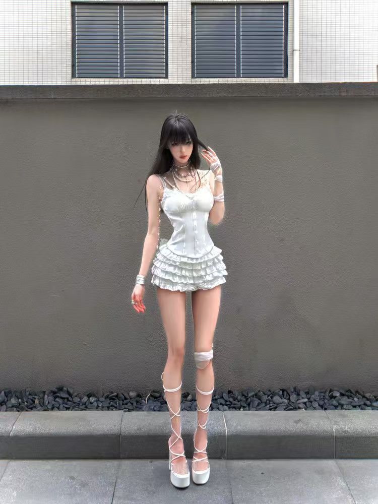 Coquette Lace Corset 2 Piece S - đánh giá và giá Cami Top Lace